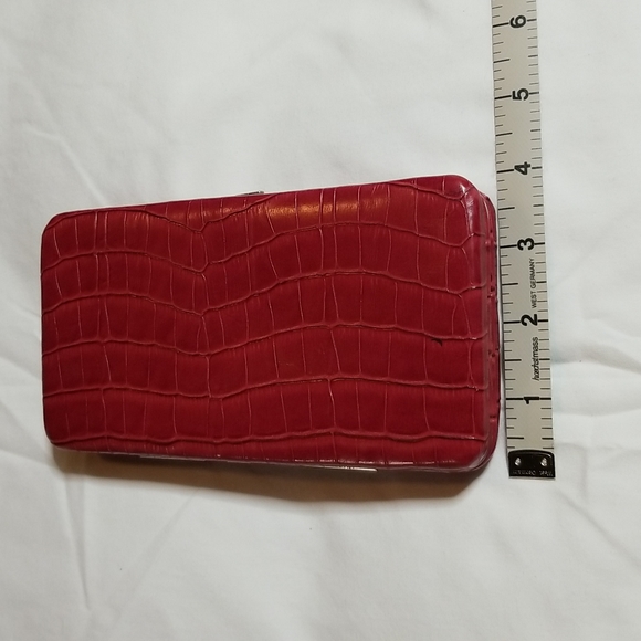 Red Clutch Wallet GUC - Picture 3 of 9